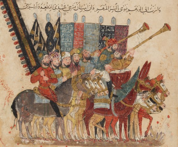 Early examples of Baghdad-school miniatures are illustrations